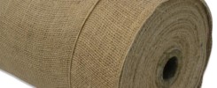 Naturfarbenes Jutegewebe Meter Zuschnitt